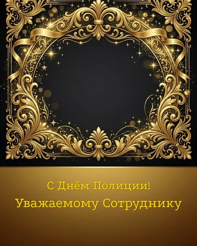 открытка с днём полиции!